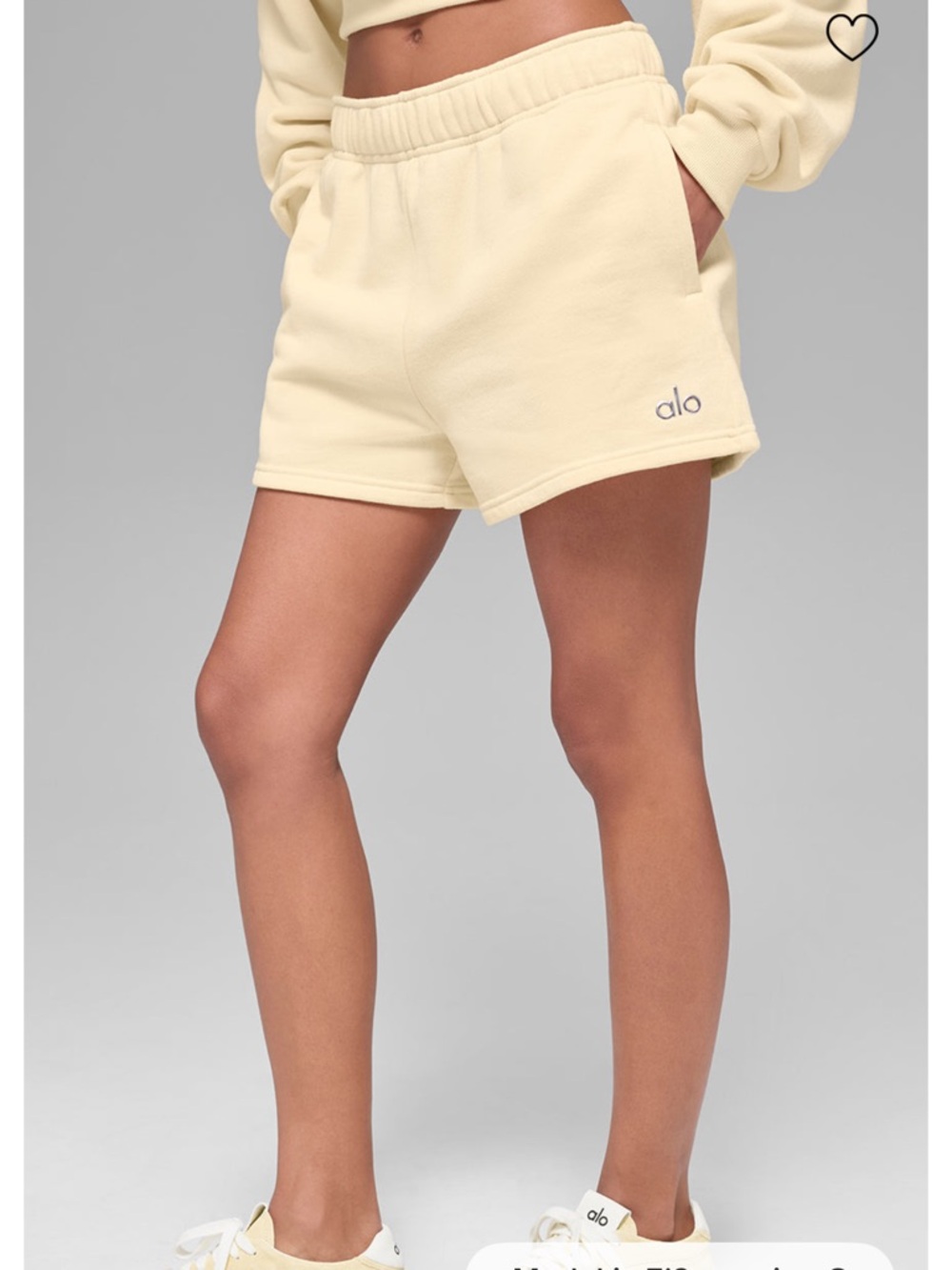 ALO Yoga Women's Accolade Short Candlelight Yellow